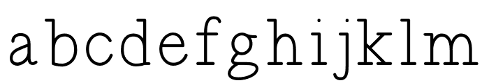 SINTIX Regular Font LOWERCASE