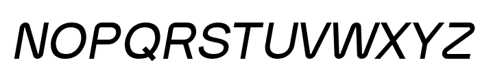 SK Curiosity Medium Italic Font UPPERCASE