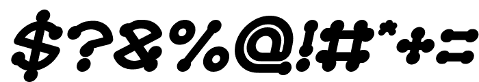 SKATEBOARD Bold Italic Font OTHER CHARS
