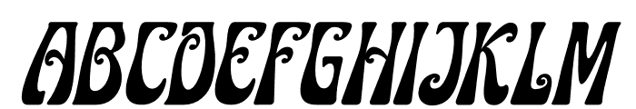 SKYPIAN Italic Font UPPERCASE