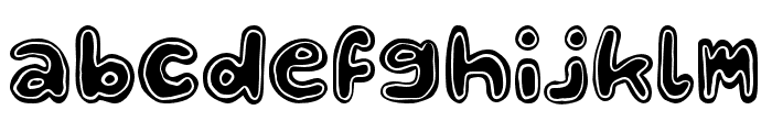 SL Lucky Pop! Regular Font LOWERCASE