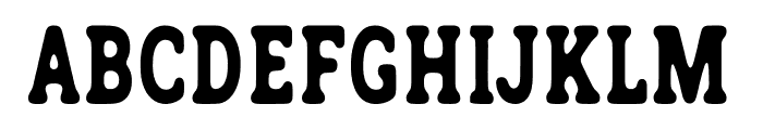 SLABERG Font LOWERCASE