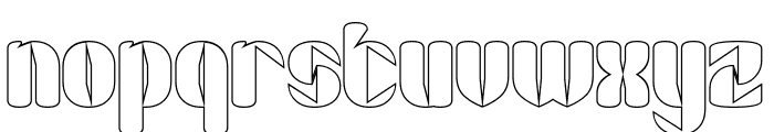 SLICE OF LIFE-Hollow Font LOWERCASE