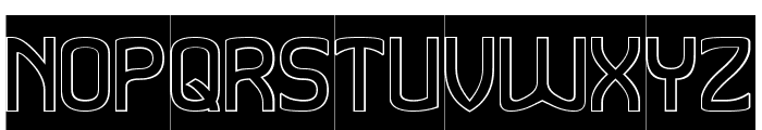 SMART WAYS-Hollow-Inverse Font UPPERCASE