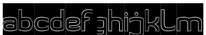SMART WAYS-Hollow-Inverse FONT