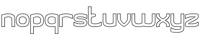 SMART WAYS-Hollow Font LOWERCASE