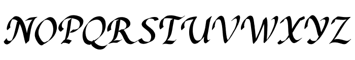 SN Luffi Font Regular Font UPPERCASE