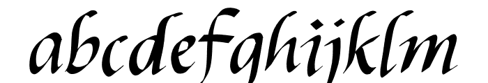 SN Luffi Font Regular Font LOWERCASE