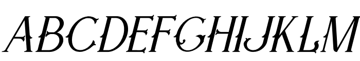 SNAPFINGER Italic Font UPPERCASE