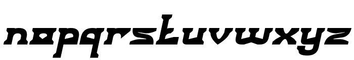 SNIPER Bold Italic Font LOWERCASE