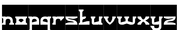 SNIPER-Inverse Font LOWERCASE