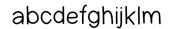 SNNewFont Regular Font LOWERCASE