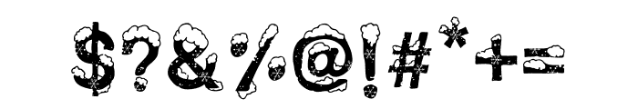 SNOW STORM Font OTHER CHARS