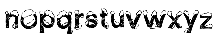 SNOW STORM Font LOWERCASE