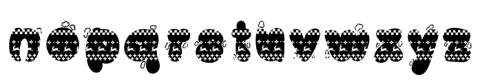 SNOWMAN UGLY SWEATER Font LOWERCASE