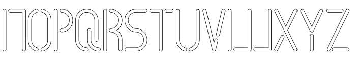 SOFTBOX-Outline Outline Font LOWERCASE