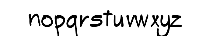 SP Casual Font LOWERCASE