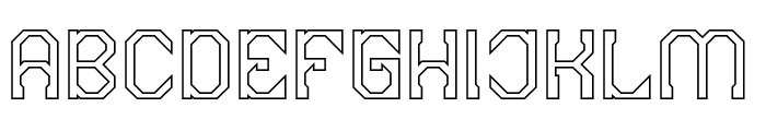 SPACE EXPLORATION-Hollow Font UPPERCASE