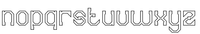 SPACE EXPLORATION-Hollow Font LOWERCASE