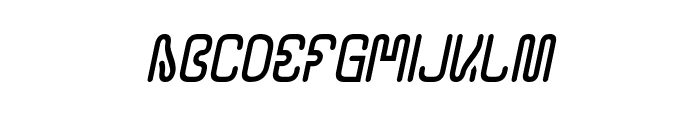 SPACE MATRIX Italic Font UPPERCASE