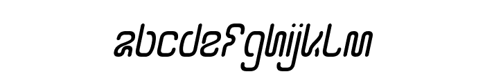 SPACE MATRIX Italic Font LOWERCASE