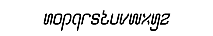 SPACE MATRIX Italic Font LOWERCASE