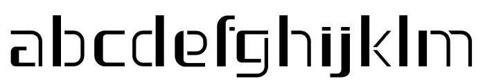 SPACE1 Font LOWERCASE