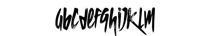 SPACETHINK-Rough Font LOWERCASE