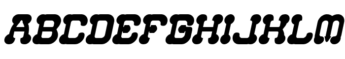 SPHERICAL DRONE Bold Italic Font UPPERCASE