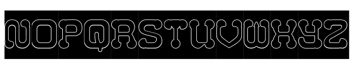 SPHERICAL DRONE-Hollow-Inverse Font UPPERCASE