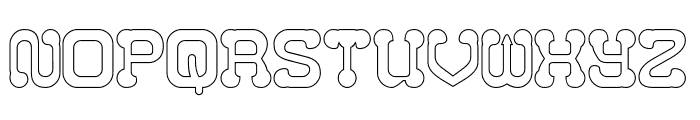 SPHERICAL DRONE-Hollow Font UPPERCASE
