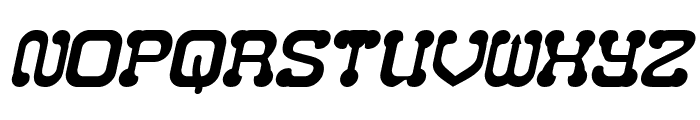 SPHERICAL DRONE Italic Font UPPERCASE