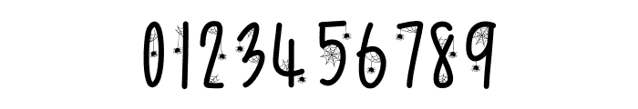 SPIDER  HALLOWEEN Font OTHER CHARS