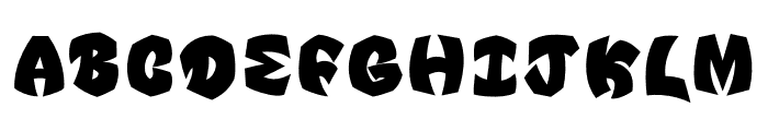 SPOOKY FUNNY Font UPPERCASE
