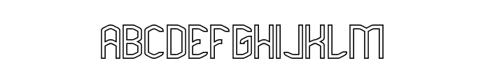 SPOTLIGHT-Hollow Font UPPERCASE