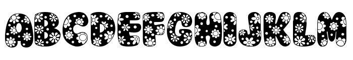 SPRING BLOOM Font UPPERCASE