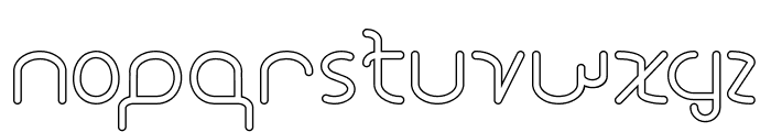STAR CONSTELLATION-Hollow Font LOWERCASE