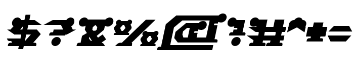 STARGAZER Bold Italic Font OTHER CHARS