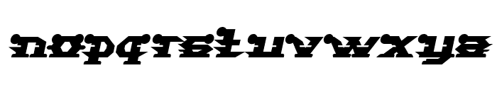 STARGAZER Bold Italic Font LOWERCASE