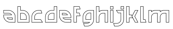 STEP FORWARD-Hollow Font LOWERCASE