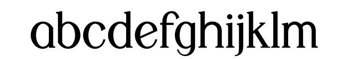 STERLA Font LOWERCASE