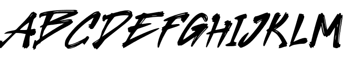 STREETRHYTHM Font UPPERCASE