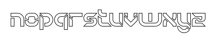 STRIKE FORCE-Hollow Font LOWERCASE