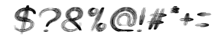STRING AND WIRE Italic Font OTHER CHARS