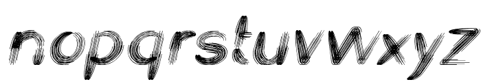 STRING AND WIRE Italic Font LOWERCASE