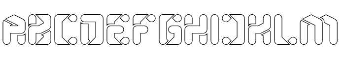 STRING THEORY-Hollow Font UPPERCASE