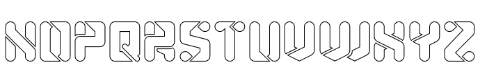 STRING THEORY-Hollow Font UPPERCASE