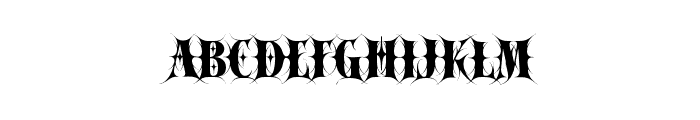 SUANGRAMONH-Regular Font LOWERCASE