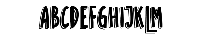 SUGAR VANILA SHADOW Font LOWERCASE