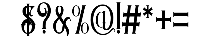 SULTAN1 Regular Font OTHER CHARS